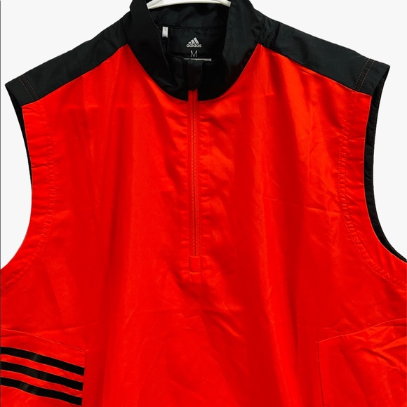 Adidas Essentials Club Wind Vest Red/Black CY9293 Men's Size M - Picture 8 of 11